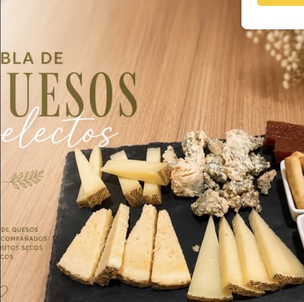 Tabla de quesos selectos de NamasTé Café